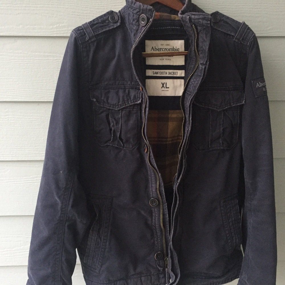 Abercrombie & Fitch Sawtooth | Navy | XL